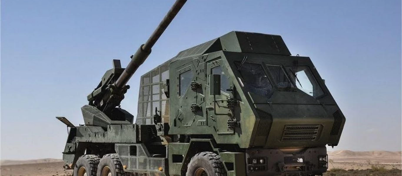 ATMOS 2000: Το ισραηλινό Α/Κ πυροβόλο μπορεί να κτυπήσει στόχους σε αποστάσεις μέχρι και 41 χλμ. !